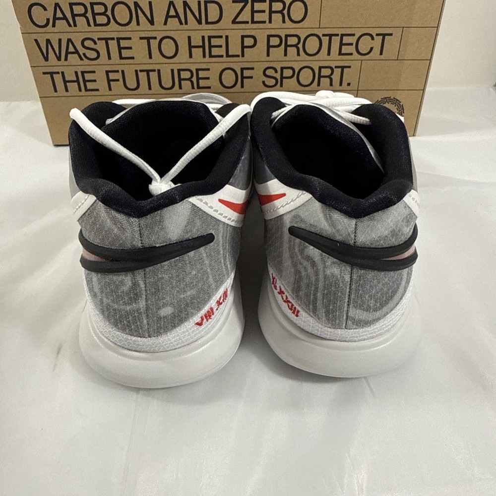 Nike Kyrie 8 Shoes White University Red Women 15. M14 Sneakers Basketball DJ6017 - Picture 4 of 10